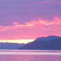 Sunset from lodge